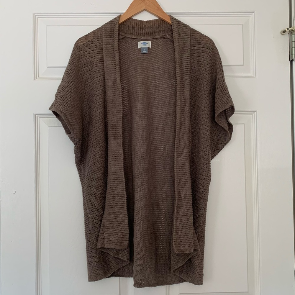 Old Navy sweater wrap olive green SZ S